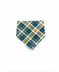 Green and Gold Plaid Bandana