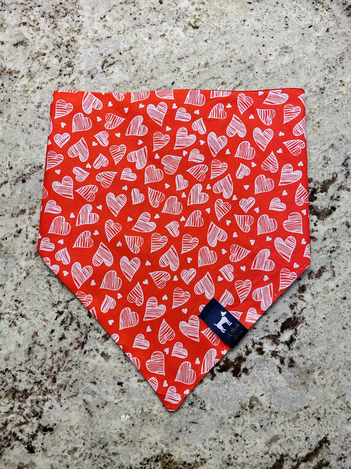 Scribble Hearts Bandana