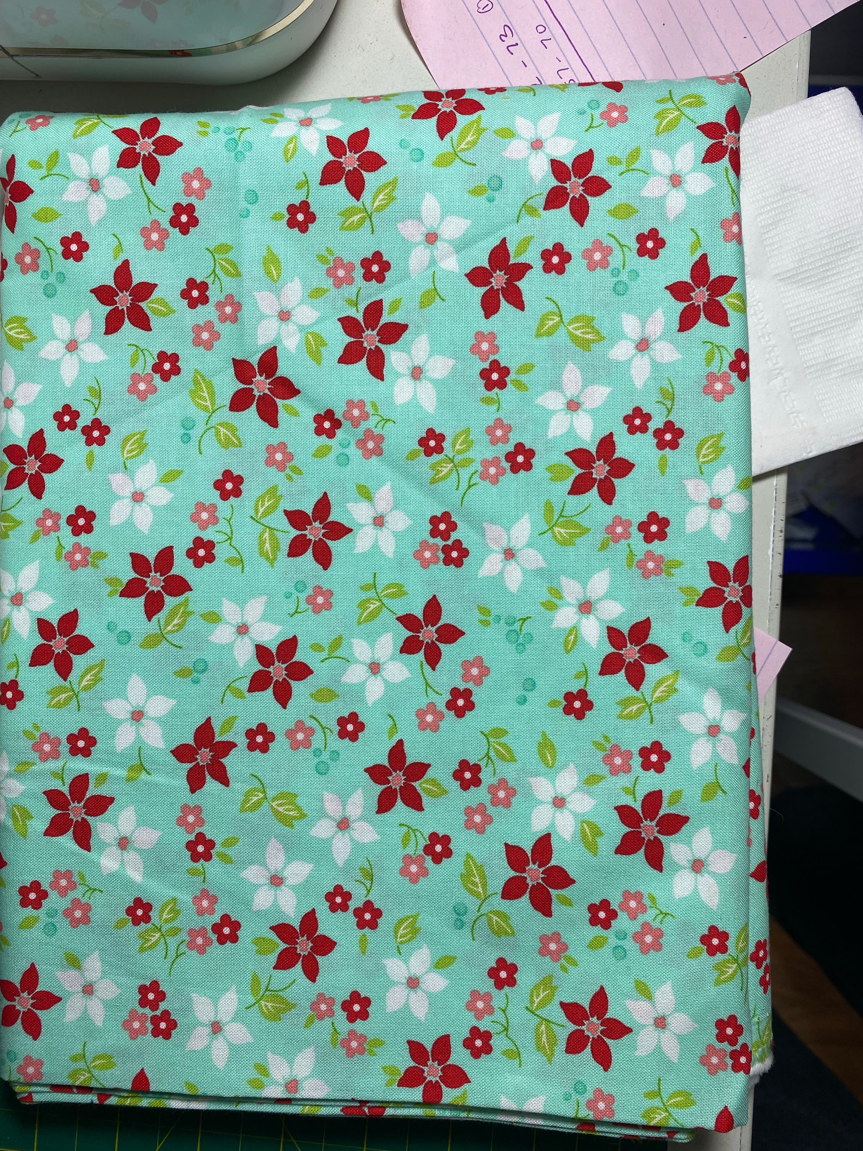 Holiday Floral Bandana