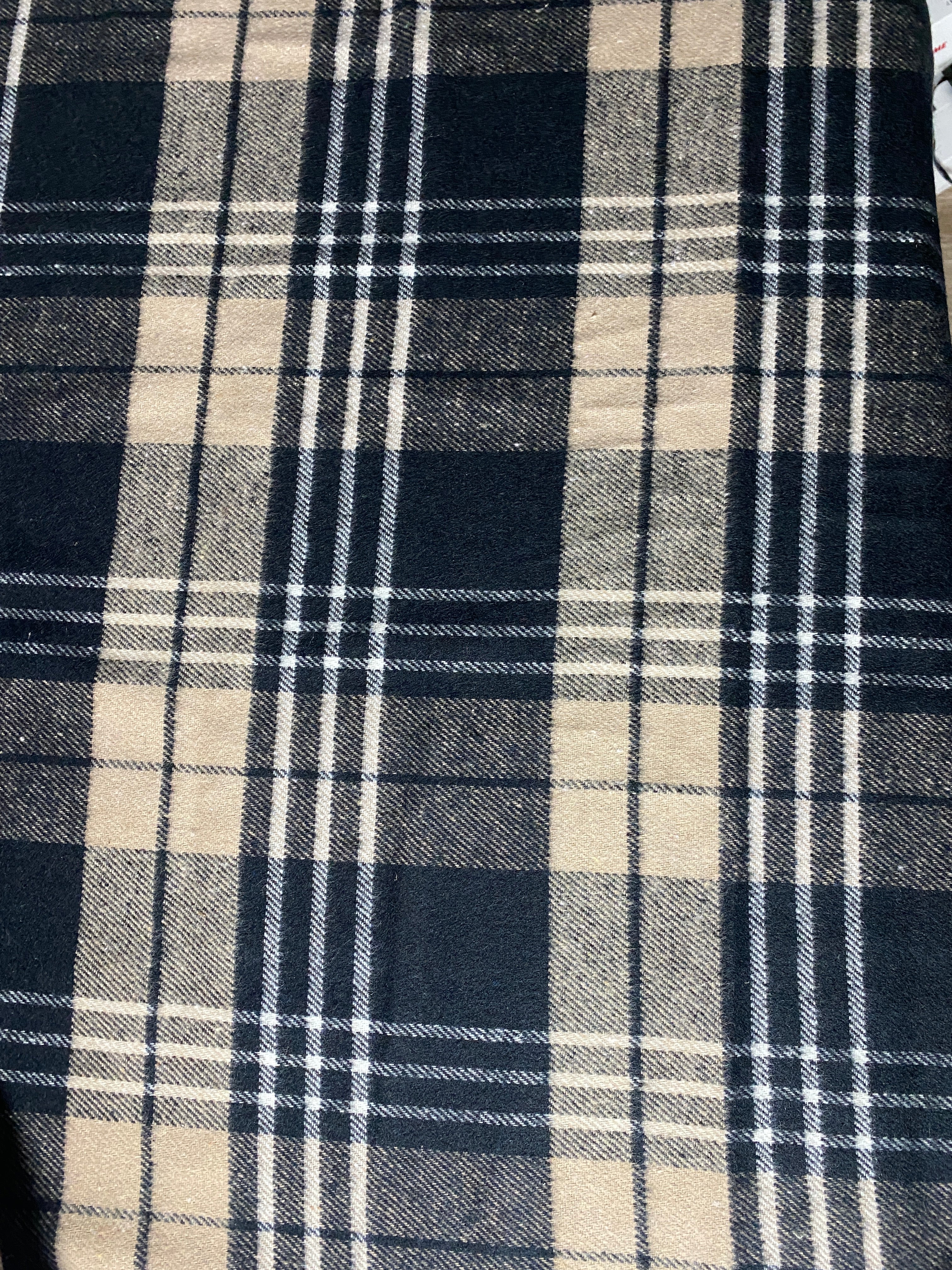 Brown Plaid Bandana